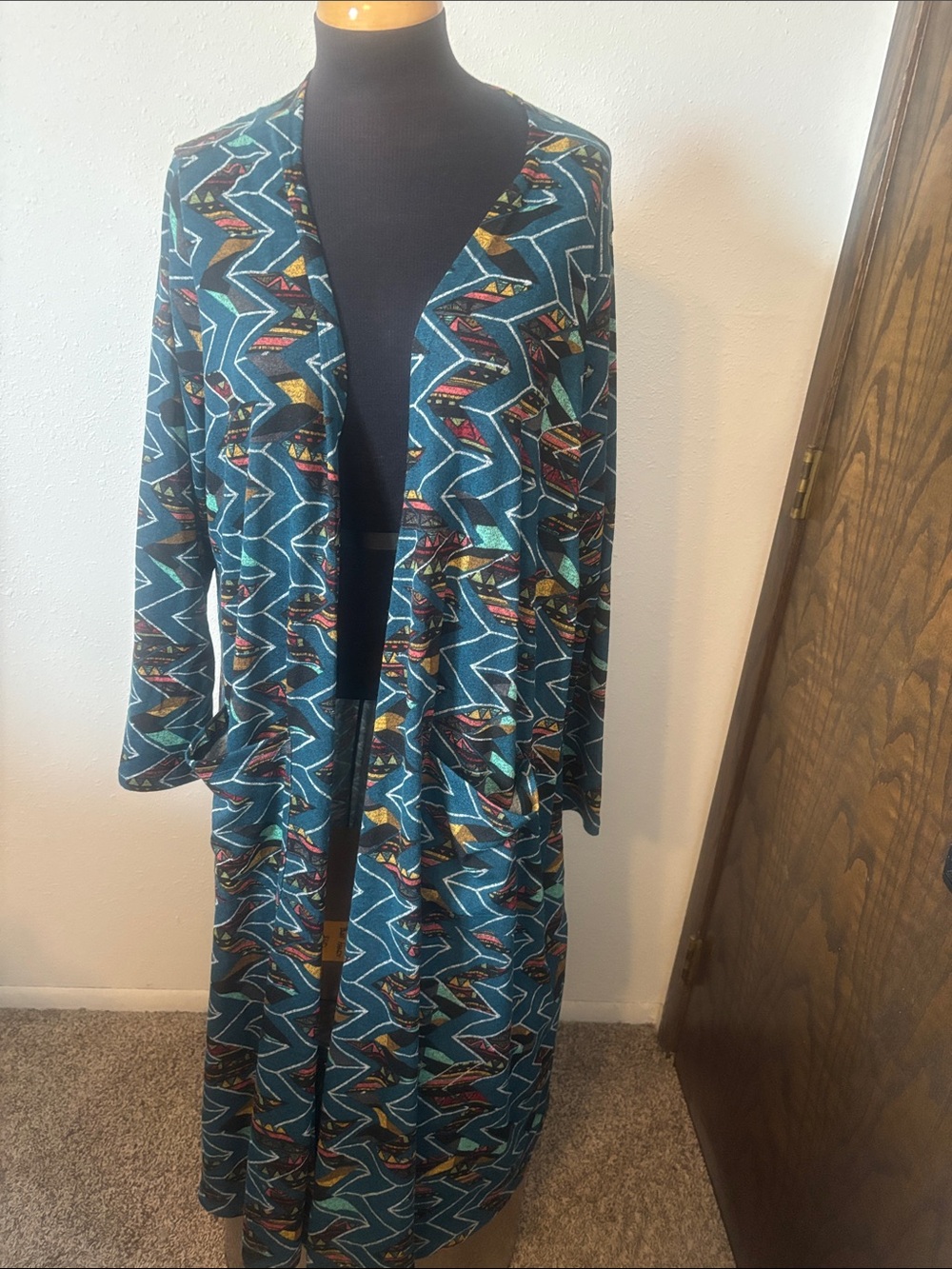 LulaRoe Southwest Aztec Sarah Duster size XL NWT